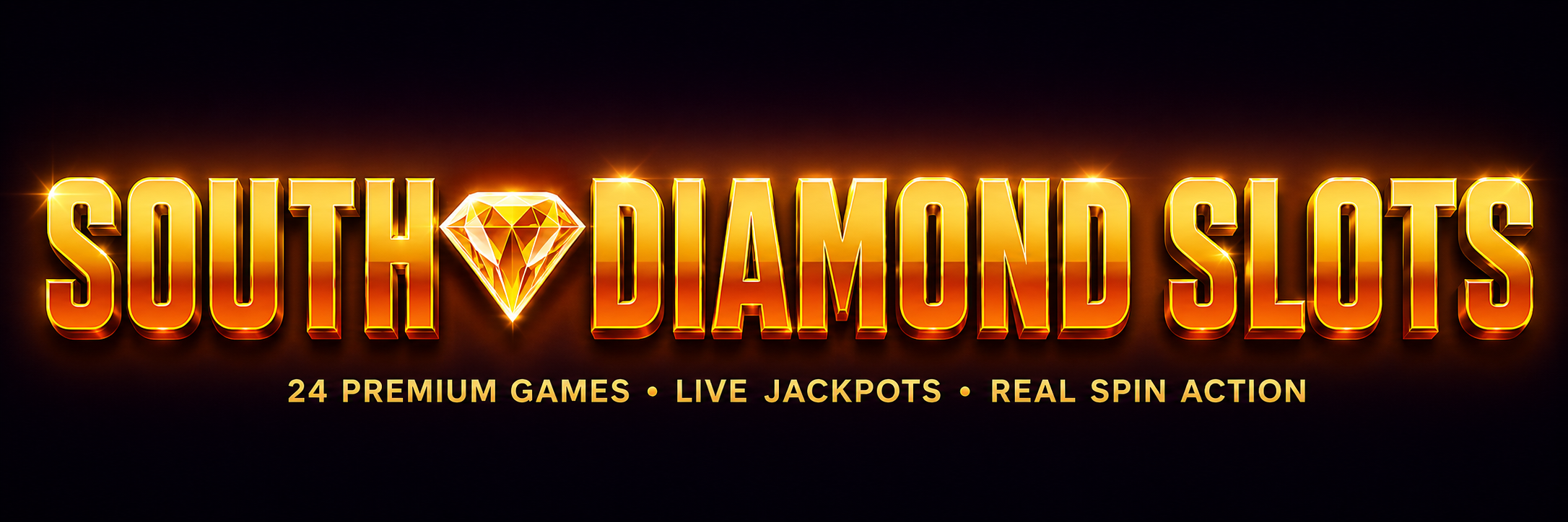 South Diamond Slots - 24 premium games, live jackpots, real spin action